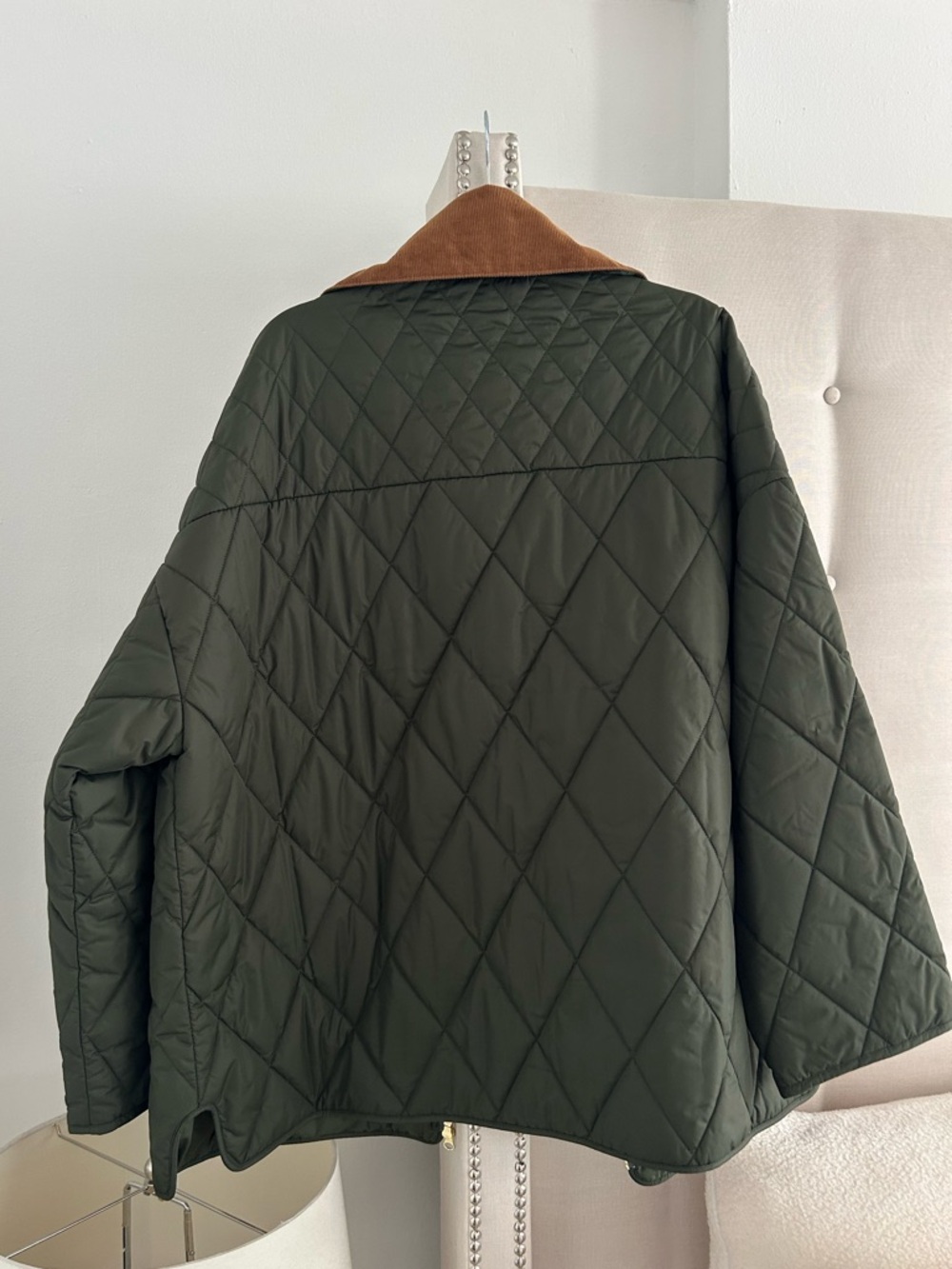New Barbour green quilted jacket 2X - Picture 6 of 6